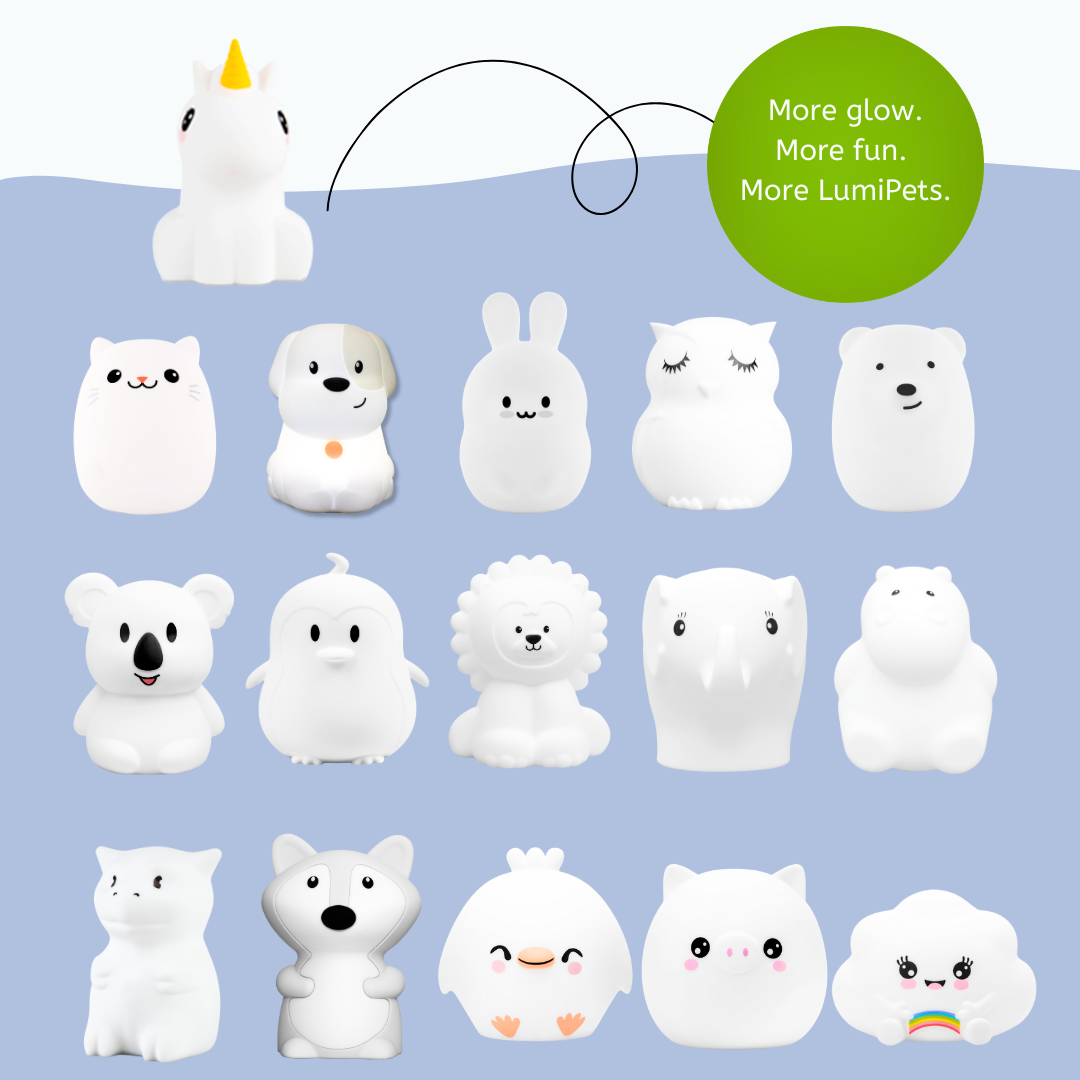 LumiPets® Unicorn - Children's Nursery Touch Night Light