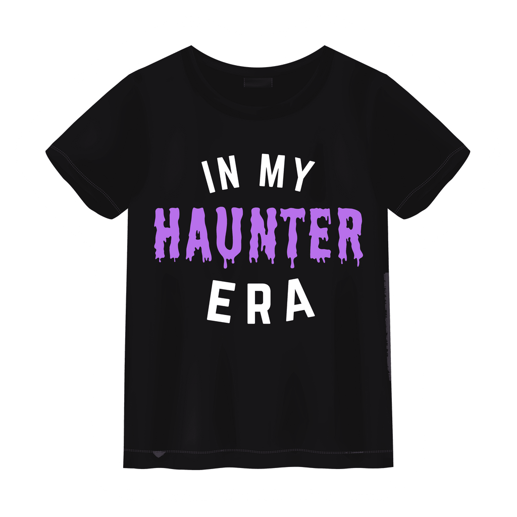 In My Haunter Era Tee (Curved) - Small / Purple