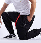 IBP332 Yin Yang Black Cargo Pants - Black / S