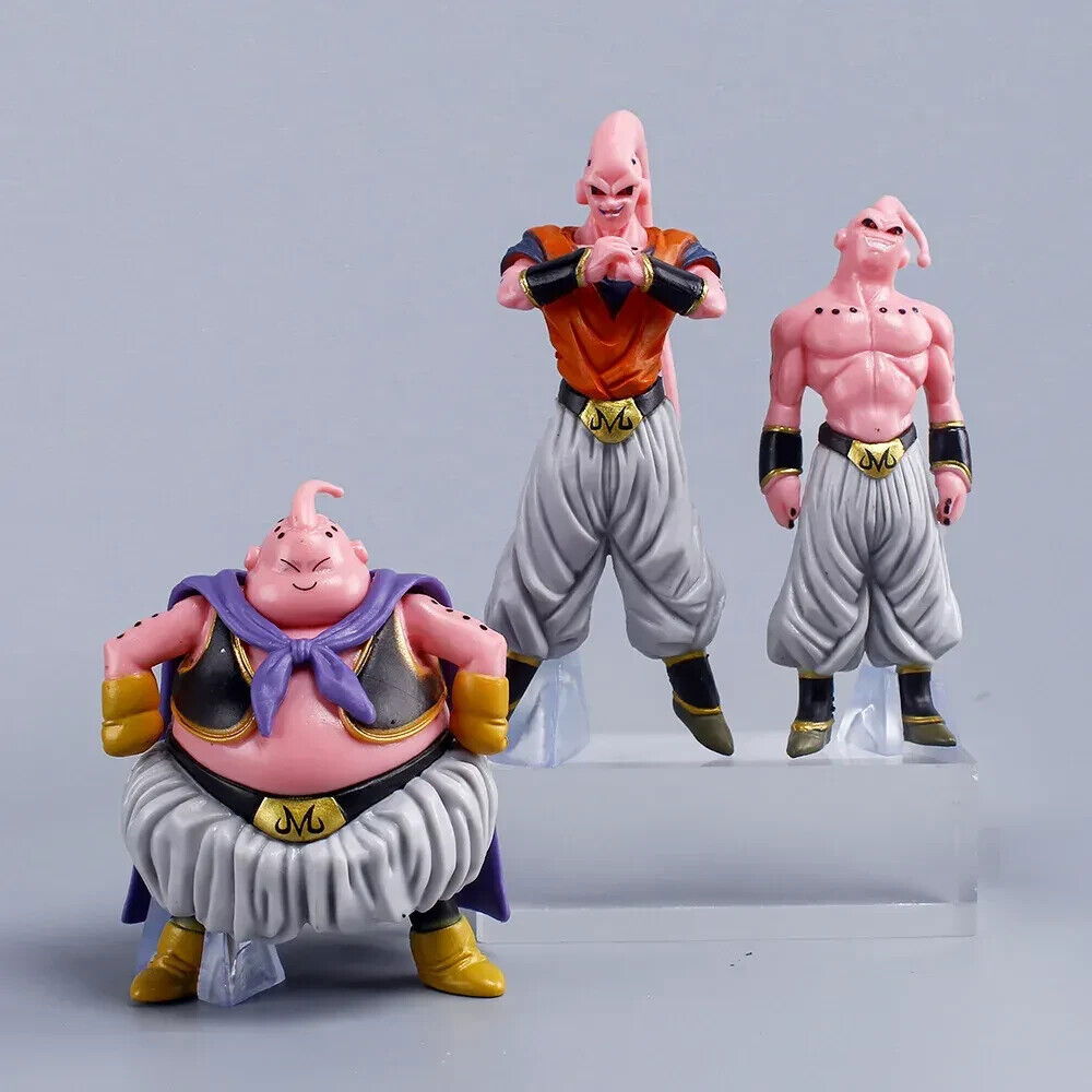 8 pcs Majin Buu Figure Set, Super Evil Kid Innocent Fat Dragon Ball Z Figurines
