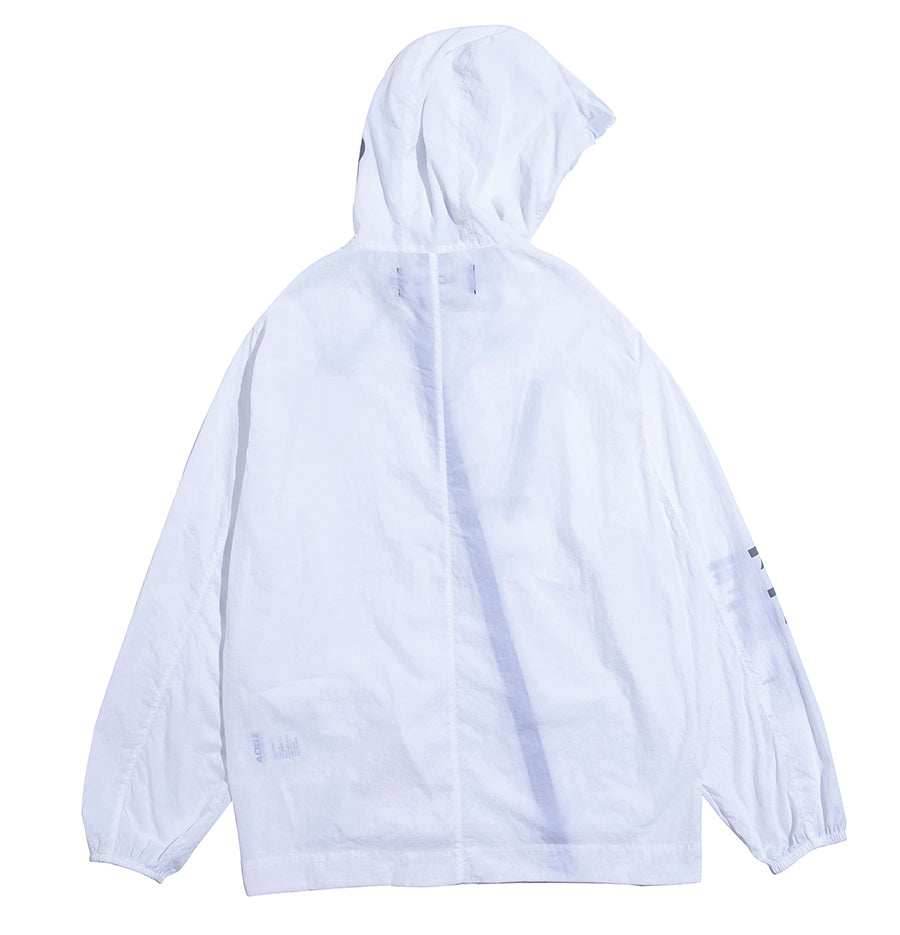 DuskJ4 Scar 09 Windbreaker - White / S