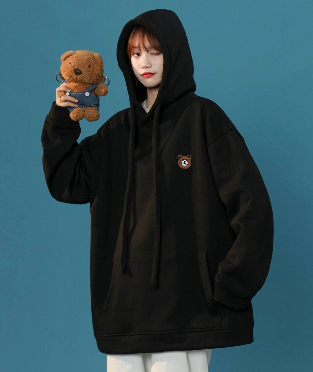 Women's Classic Teddy Hoodie - Apricot / S