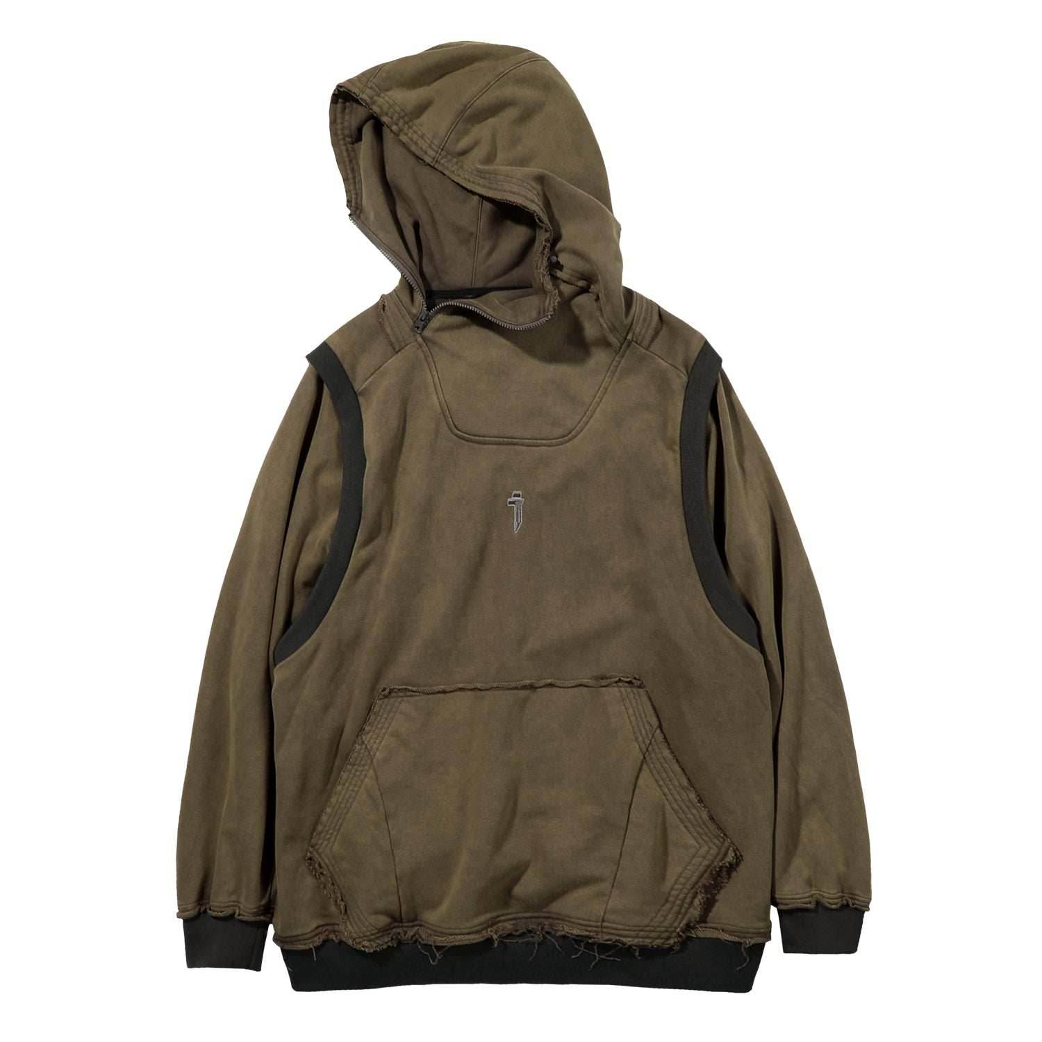 HiH28 Winter Wilderness Hoodie - Dark Khaki / M