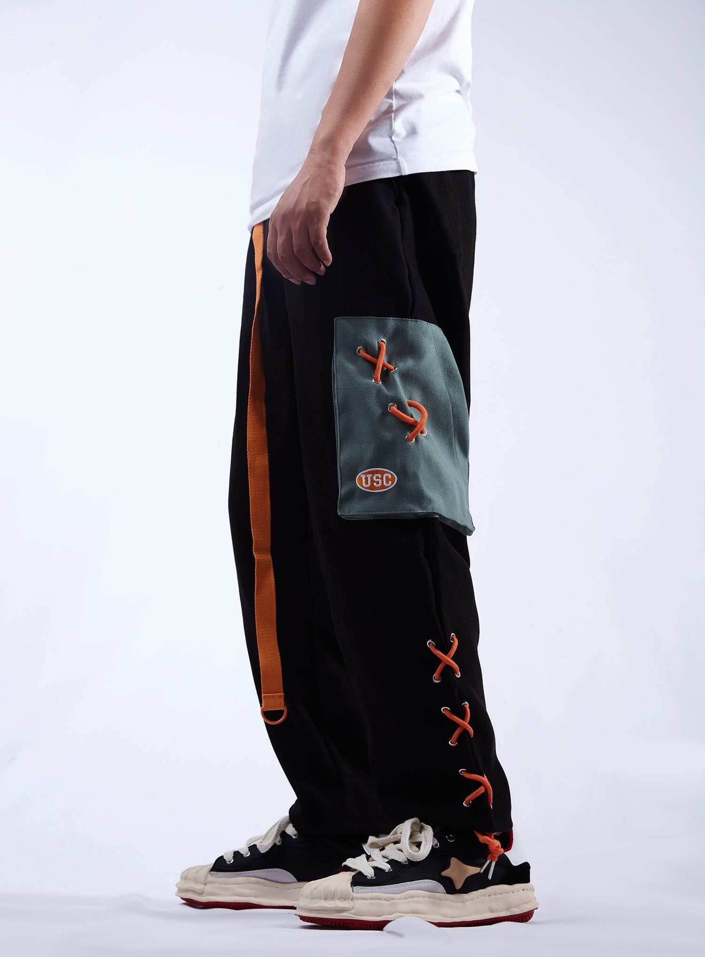 YEP5 UUC Laced Pants - Black / S