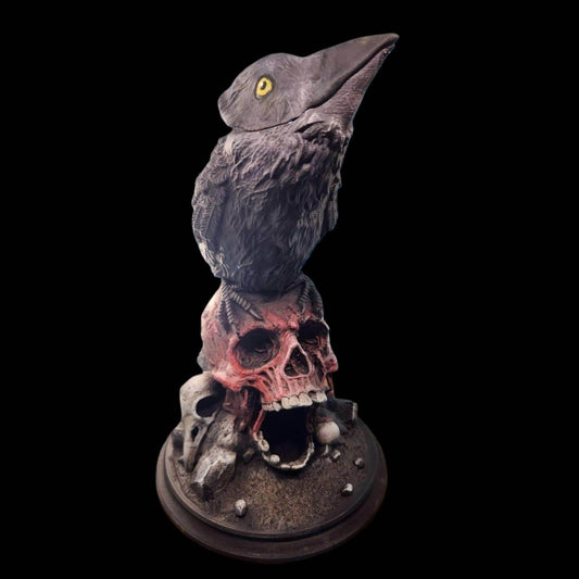 Raven Feast's Dice Tower - Version 1 (posable head)