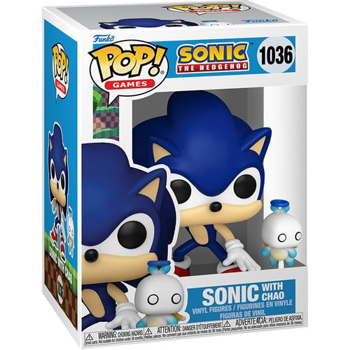 Sonic The Hedgehog Funko Pop Vinyl Figure With Chao Buddy 1036