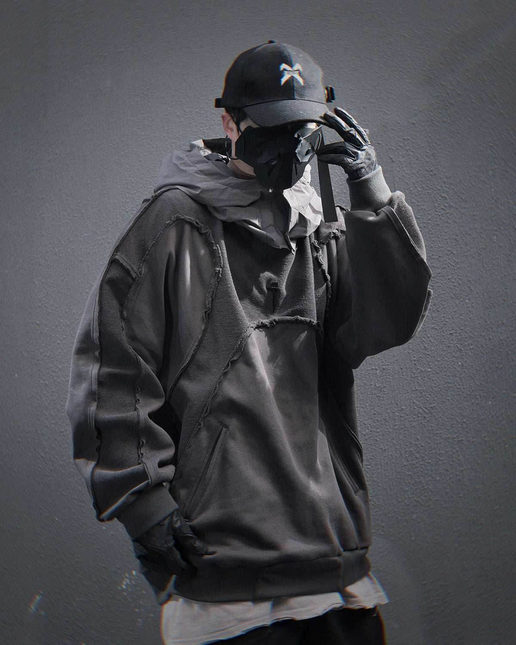 HiH56 Grey NX Hoodie - M