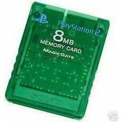 8MB Memory Card [Emerald] - PlayStation 2