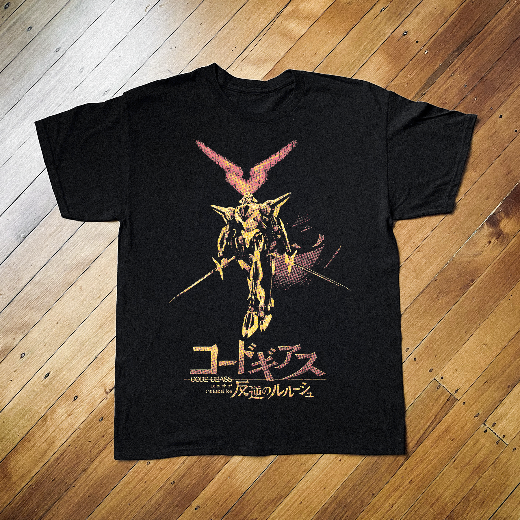 06 Code Geass Anime Black T-Shirt