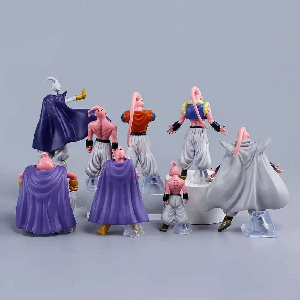 8pcs Majin Buu Dragon Ball Z Figure Set, Super Evil Kid Innocent Fat Dragon Ball Super Figurines