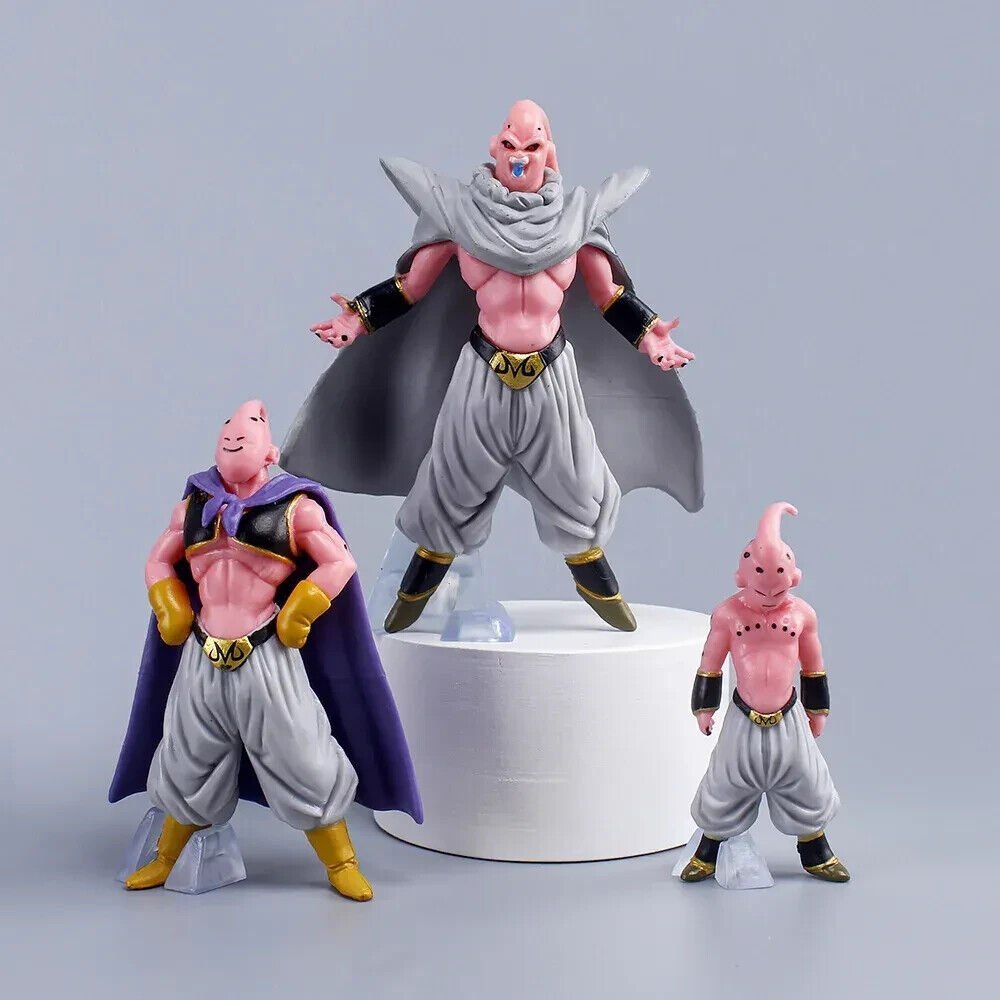 8pcs Majin Buu Dragon Ball Z Figure Set, Super Evil Kid Innocent Fat Dragon Ball Super Figurines