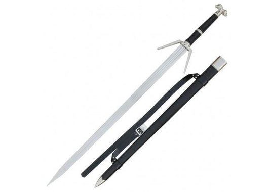 Witcher - Rivian Warrior Silver White Wolf Sword-0