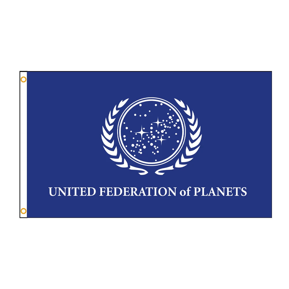 90*150cm United Federation of Planets Flag For  Decoration