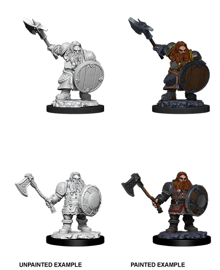 D&D: Nolzur's Marvelous Miniatures - Dwarf Male Fighter - 
