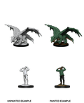 D&D: Nolzur's Marvelous Miniatures - Green Dragon Wyrmling & Afflicted Elf - 