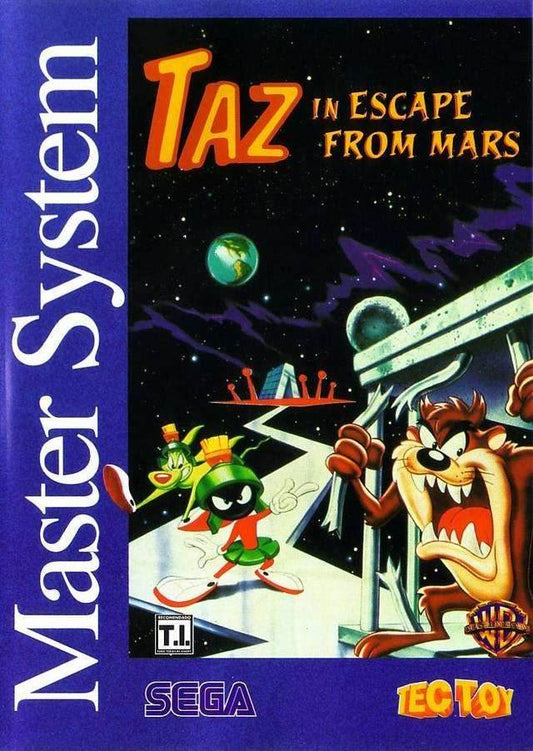 Taz in Escape from Mars (Sega Master System) - Game Manual Only