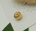 CZ Halloween Pumpkin Spacer Beads, Sku#Y682