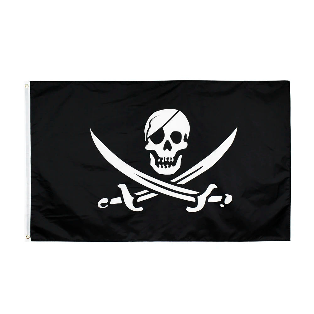 90x150cm 3x5FTS Never Say Die Goonies Pirate Flag Jolly Roger