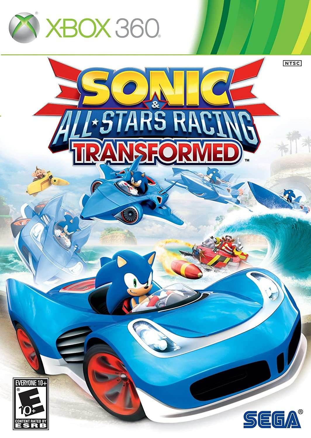 Sonic & Sega All-Stars Racing: Transformed (Xbox 360) - Game Manual Only