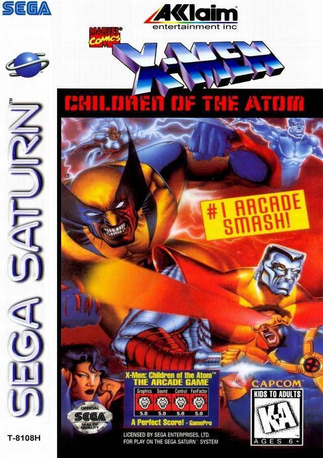 X-Men Children of the Atom (Sega Saturn) - Game Manual Only