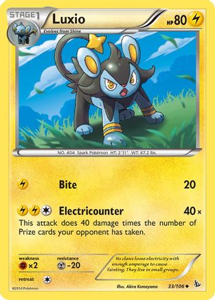 Luxio 033/106 - XY  Flashfire