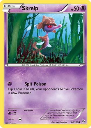 Skrelp 044/106 - XY  Flashfire