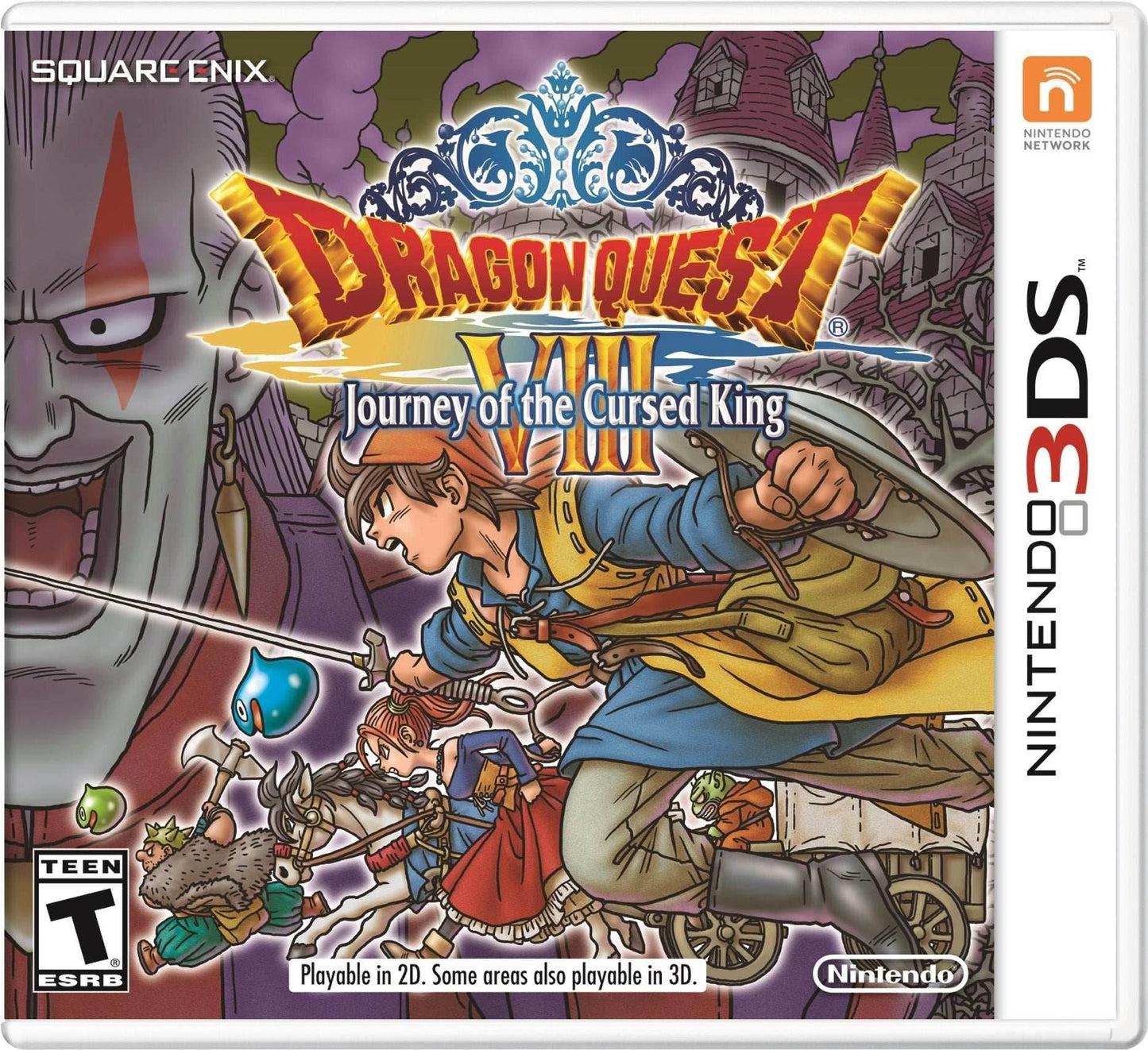 Dragon Quest VIII: Journey of the Cursed King (Nintendo 3DS) - Game Manual Only