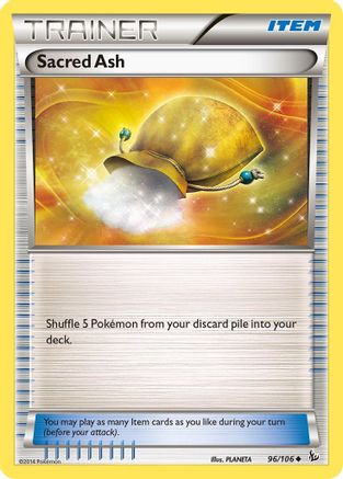Sacred Ash 096/106 - XY  Flashfire