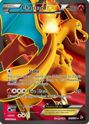 Charizard EX (Full Art) 100/106 - XY  Flashfire Holofoil