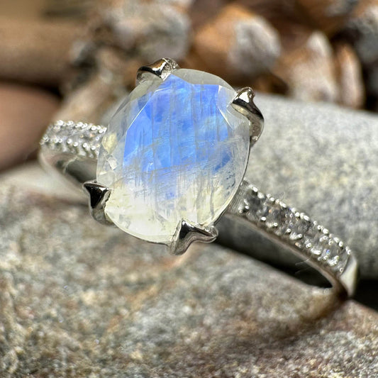 Emiliana Moonstone Promise Ring - 5