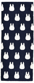 Studio Ghibli Silhouette Series (Face Towel) My Neighbor Totoro Marushin Silhouette Towel Series Blue - 