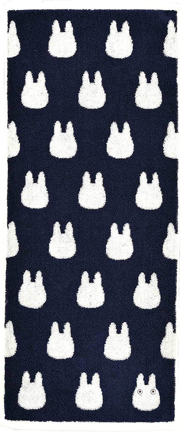 Studio Ghibli Silhouette Series (Face Towel) My Neighbor Totoro Marushin Silhouette Towel Series Blue - 