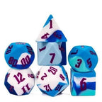 16mm Silicone RPG Dice Set - Arctic Horizon Rush