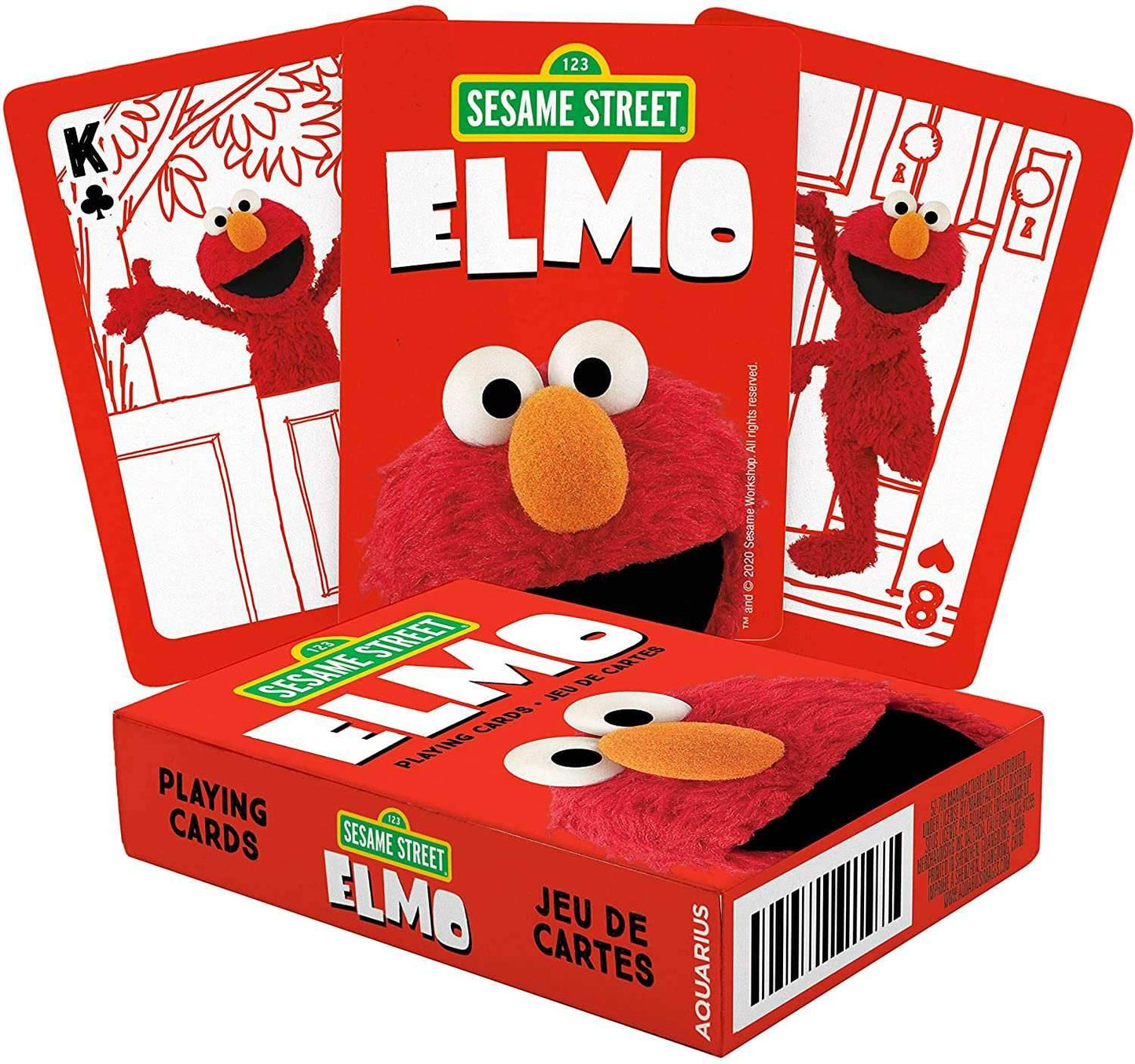 Aquarius Playing Cards: Sesame Street - Elmo - 