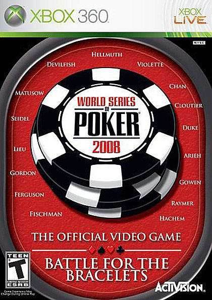 World Series of Poker 2008: Battle for the Bracelets (Xbox 360) - Game Manual Only