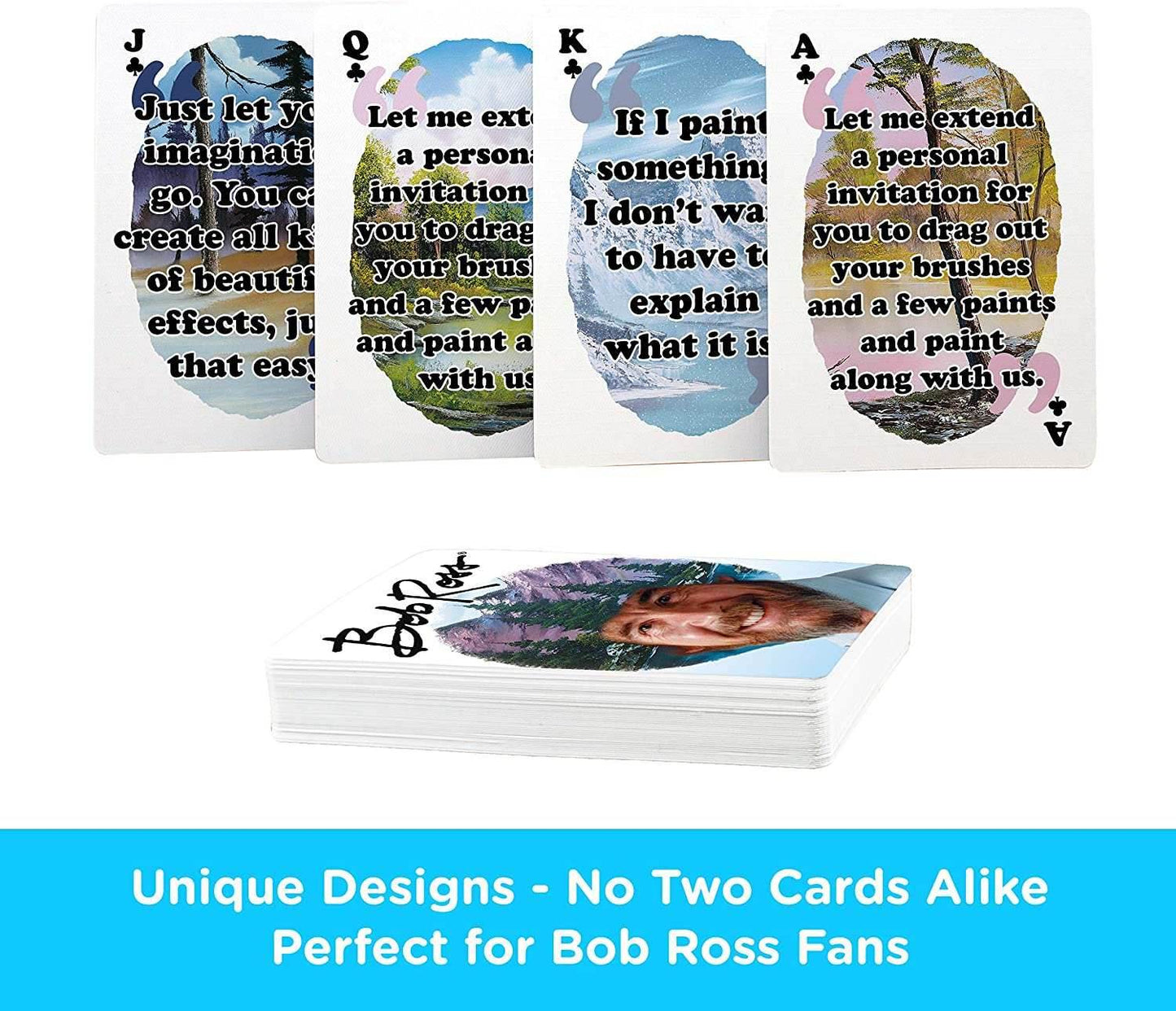 Aquarius Playing Cards: Bob Ross Quotes 2 - 