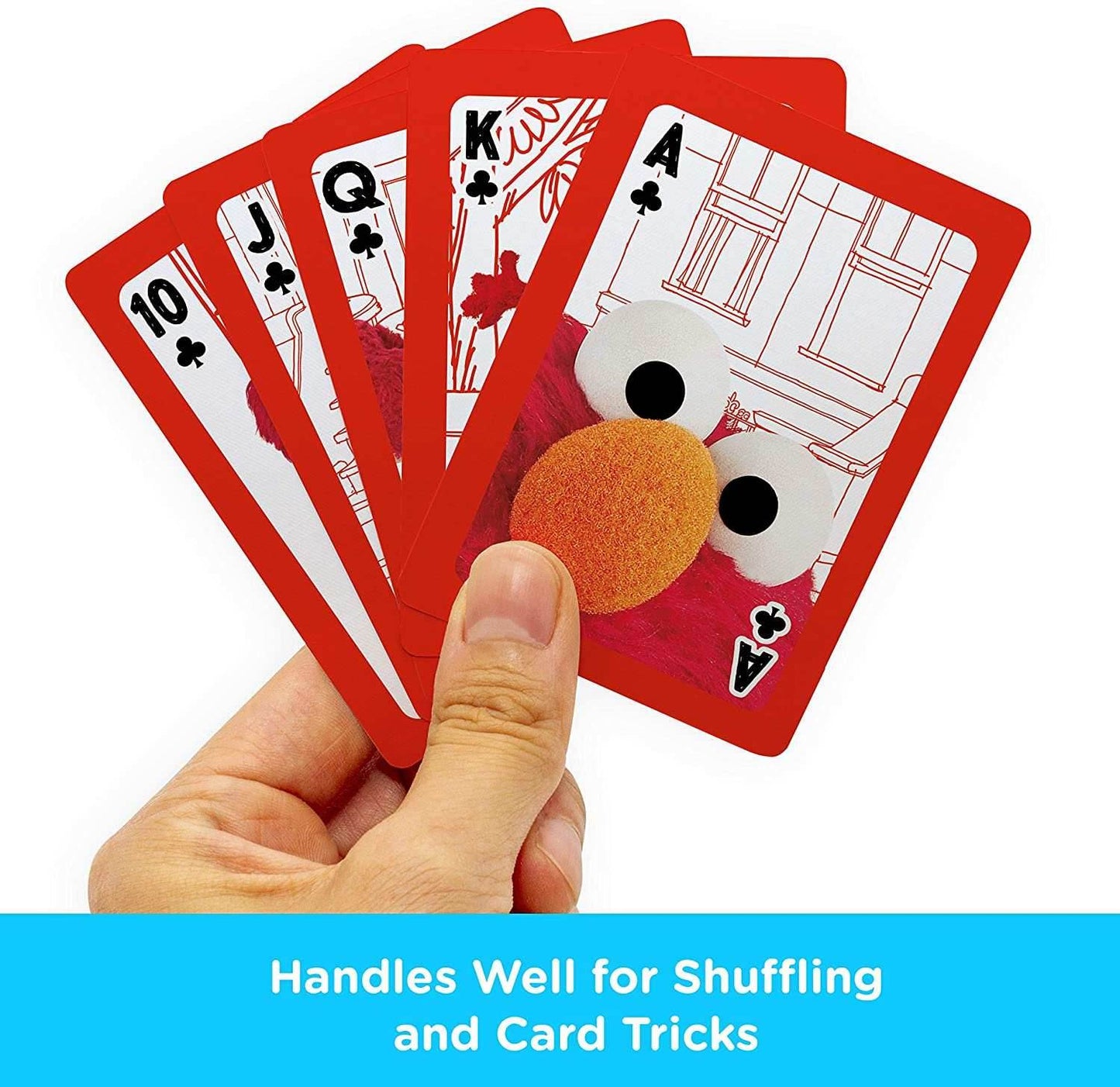 Aquarius Playing Cards: Sesame Street - Elmo - 