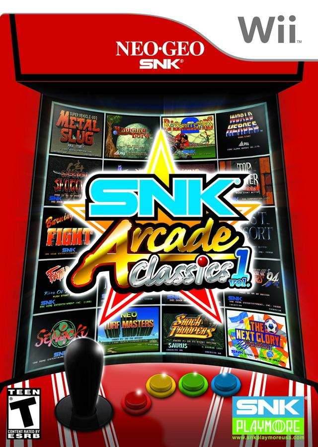 SNK Arcade Classics Volume 1 (Wii) - Game Manual Only