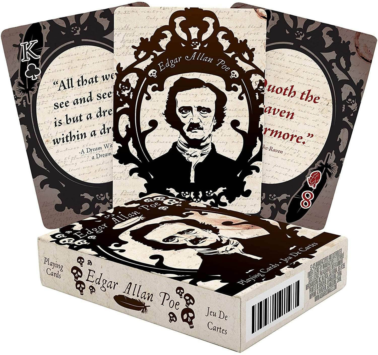 Aquarius Playing Cards: Edgar Allan Poe Quotes - 