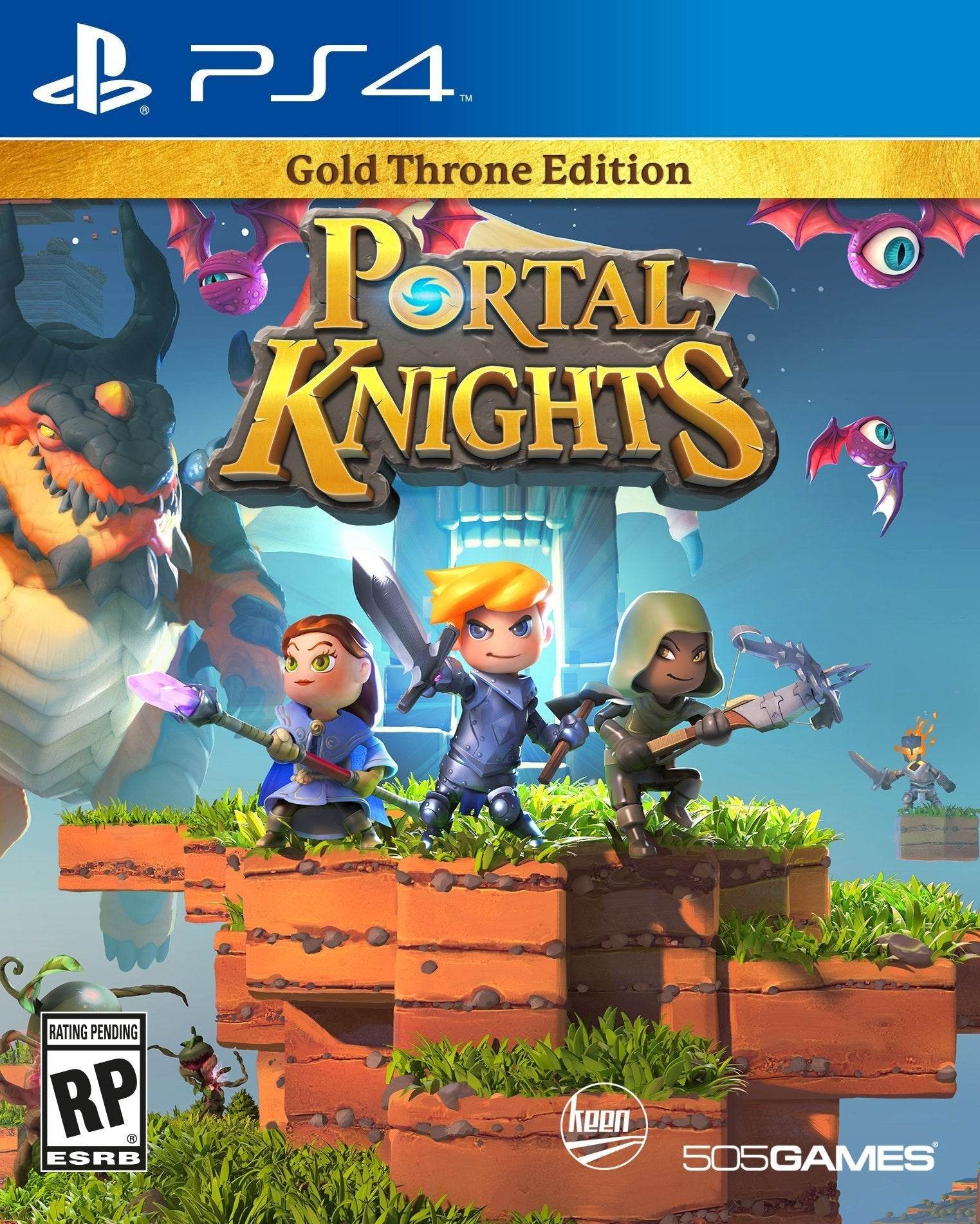 Portal Knights Gold Throne Edition (Playstation 4) - Game Manual Only