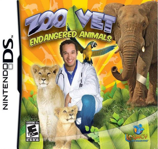 Zoo Vet: Endangered Animals (Nintendo DS) - Game Manual Only