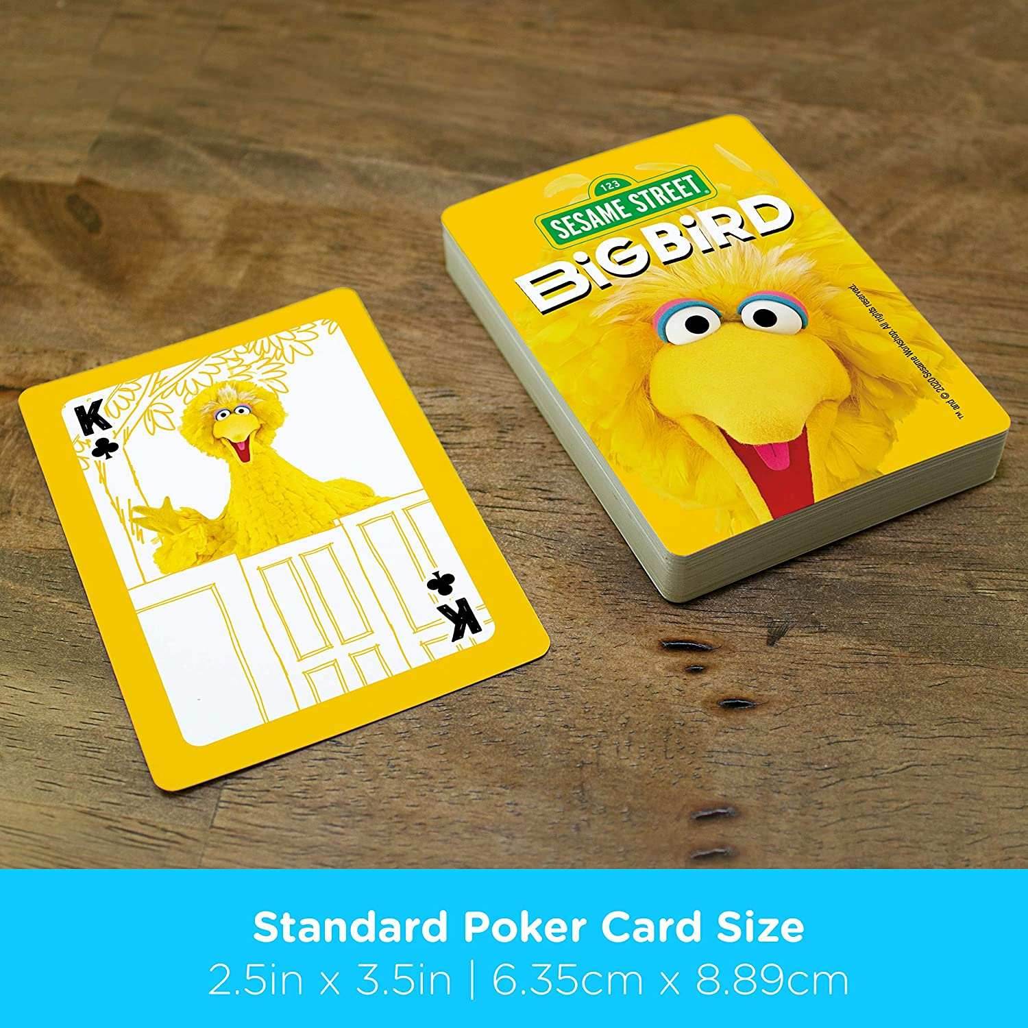 Aquarius Playing Cards: Sesame Street - Big Bird - 