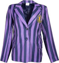 Mad Engine Wednesday Addams Purple Blazer Jacket School - XS