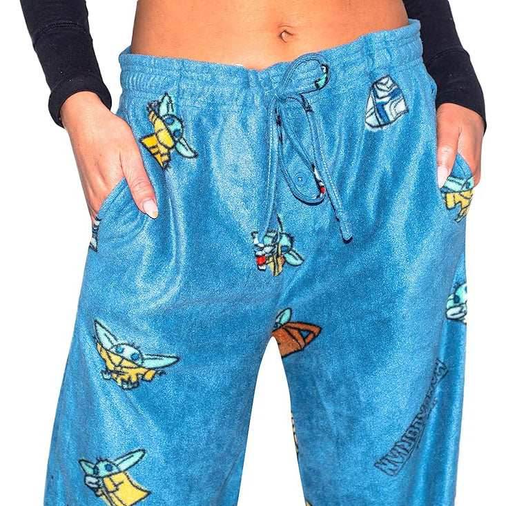 Star Wars The Mandalorian Baby Yoda Christmas Lounge Pants - S