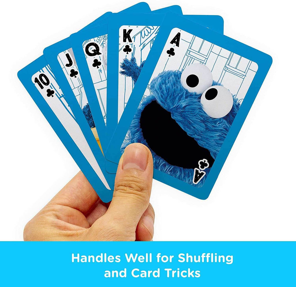 Aquarius Playing Cards: Sesame Street - Cookie Monster - 
