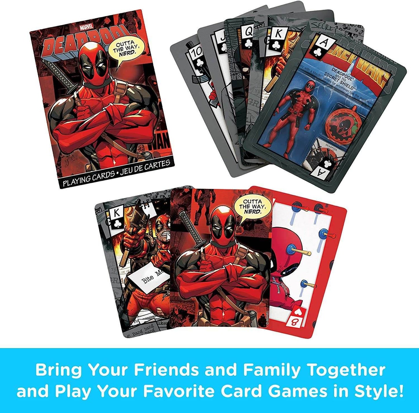 Aquarius Playing Cards: Marvel - Deadpool - 