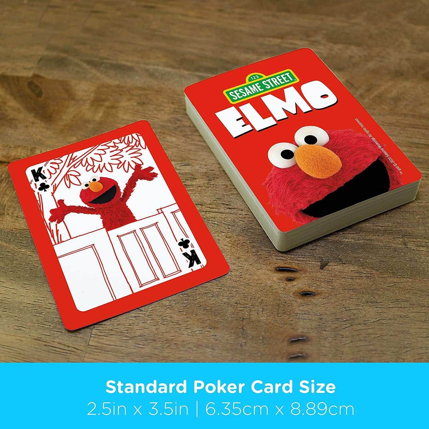 Aquarius Playing Cards: Sesame Street - Elmo - 