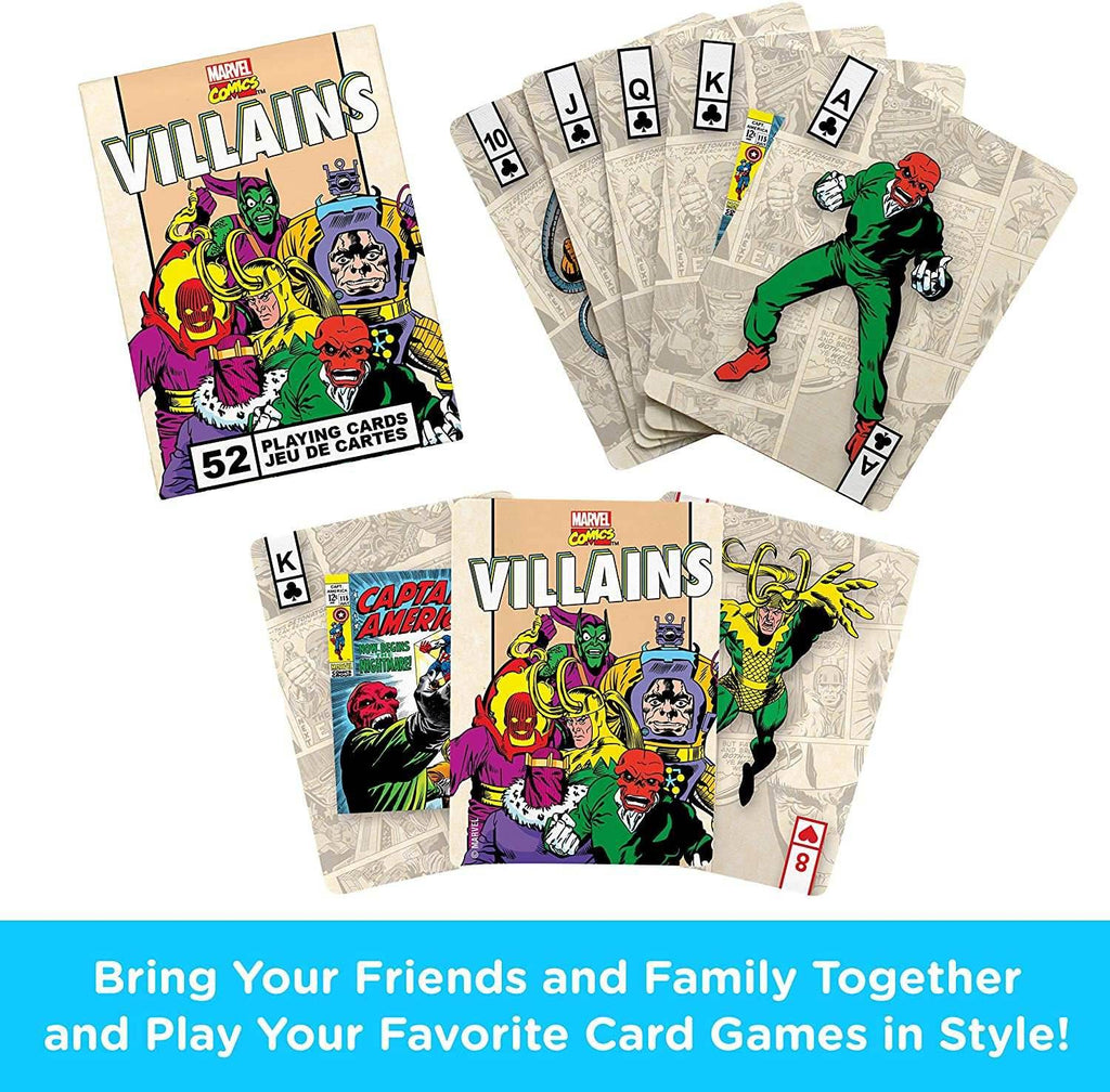 Aquarius Playing Cards: Marvel - Villians Retro - 