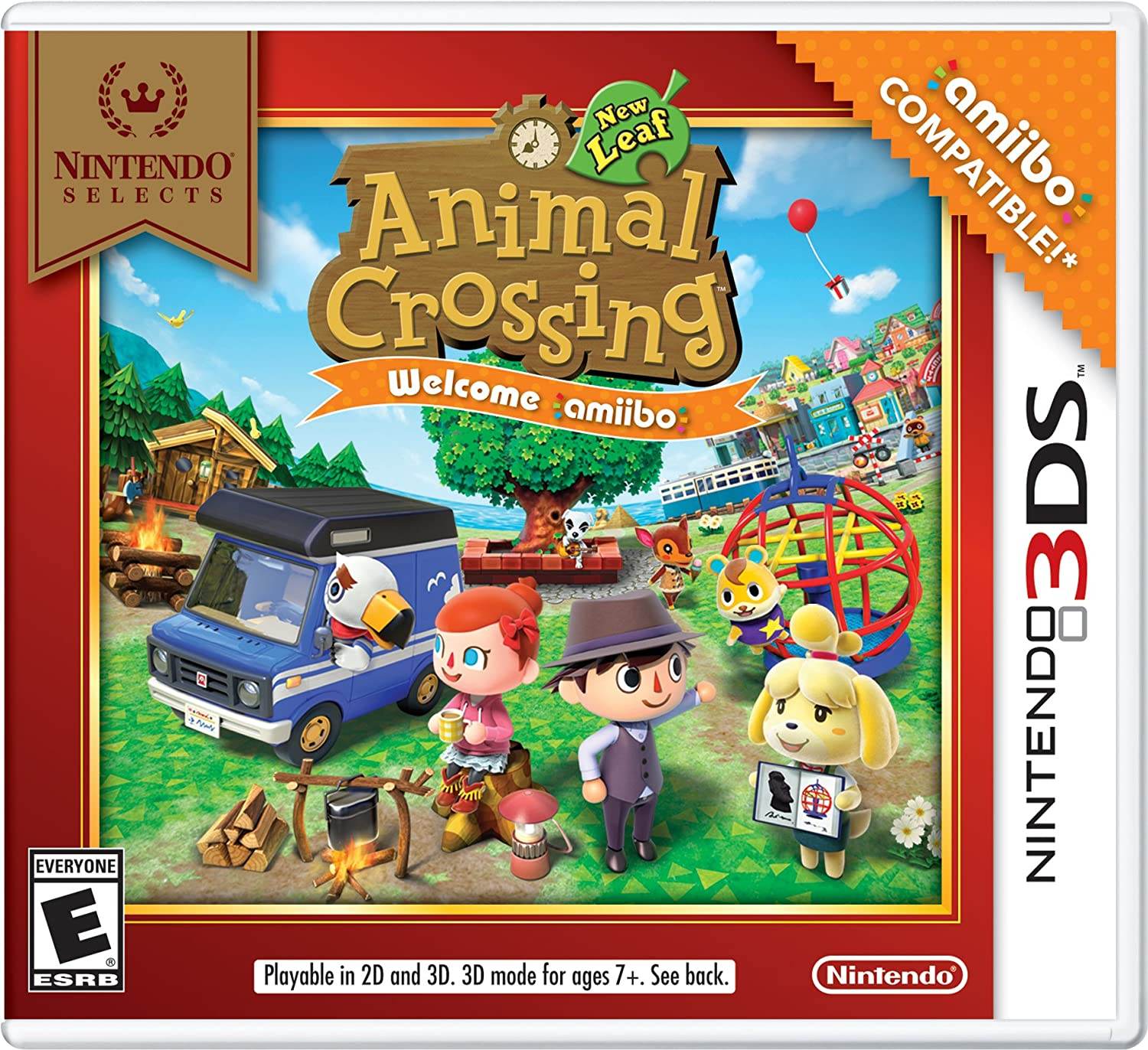 Animal Crossing New Leaf: Welcome Amiibo (Nintendo Selects) (Nintendo 3DS) - Game Manual Only