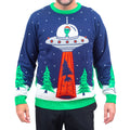 Flying Saucer Tree Abduction Sweater